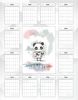 Календарь-планер настенный, перекидной "Пандочка" на 2026 год