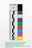 Масштабная линейка 8 см., с цветовой шкалой