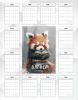Календарь-планер настенный, перекидной "Красная панда" на 2026 год