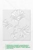 Трафарет для рисования "Цветы" №9