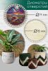 Донышки для вязания, заготовки для рукоделия, дно корзин, 14,8 см, круги, автобус в пустыне