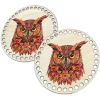 Донышки для вязания, заготовки для рукоделия, дно корзин, 14,8 см, круги, сова