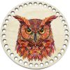 Донышки для вязания, заготовки для рукоделия, дно корзин, 14,8 см, круги, 8 мм, сова