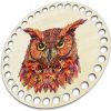 Донышки для вязания, заготовки для рукоделия, дно корзин, 14,8 см, круги, 9 мм, сова