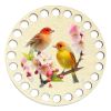 Донышки для вязания, заготовки для рукоделия, дно корзин, 9,8 см, круги, 8 мм, птицы