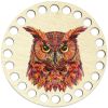 Донышки для вязания, заготовки для рукоделия, дно корзин, 9,8 см, круги, 9 мм, сова