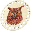 Донышки для вязания, заготовки для рукоделия, дно корзин, 9,8 см, круги, 9 мм, сова