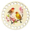 Донышки для вязания, заготовки для рукоделия, дно корзин, 9,8 см, круги, 9 мм, птицы