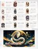 Настольный календарь-домик "Mystical snake" на 2026 год
