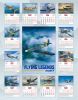 Календарь настенный, перекидной "Flying Legends" на 2027 год