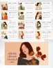 Настольный календарь-домик "Эстетика женской гармонии" на 2026 год
