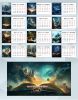 Настольный календарь-домик "Магия открытой книги" на 2027 год