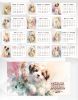Настольный календарь-домик "Собачки. Акварель" на 2026 год