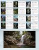 Настольный календарь-домик "Водопады" на 2027 год