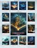 Календарь настенный, перекидной "Магия открытой книги" на 2027 год