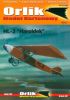 Модель-копия из бумаги самолета HL-2 "Haroldek"