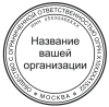 Печать фирмы (организации, компании, подразделения, отдела)
