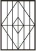 Решетка на окно Эскиз 3 сварная 1.4 х 1.4 м