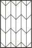 Решетка на окно Эскиз 12 сварная 1.4 х 1.4 м