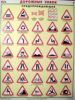Комплект плакатов Дорожные знаки. (8 листов)