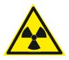 Опасно! Радиоактивные вещества или ионизирующее излучение. Знак