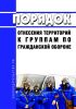 Порядок отнесения территорий к группам по гражданской обороне 2025 год. Последняя редакция