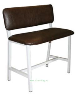 Банкетка офисная металлическая