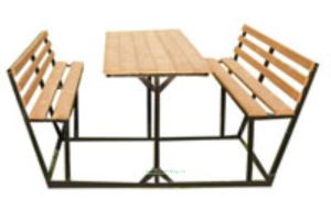 Стол с лавочками