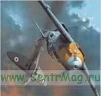 Модель-копия из бумаги самолета Messerschmitt Bf 109E-4