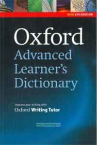 Oxford advanced learners dictionary. 8th Edition