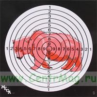 Мишень Megaline Медведь (картонная)