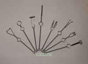 Комплект массажных зондов из 8 штук