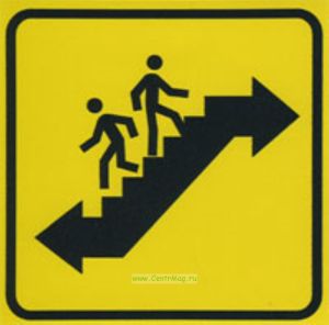 Пути эвакуации. Знак