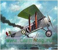 Модель-копия из бумаги самолета HD-1 Hanriot
