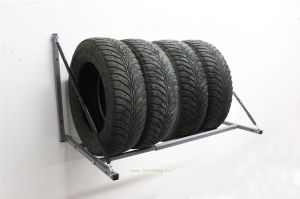 Полка для хранения автомобильных шин складная