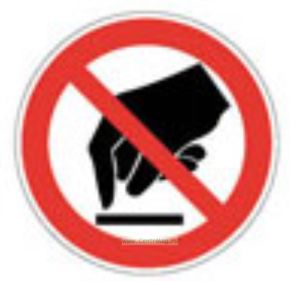 Запрещается прикасаться. Опасно. Знак