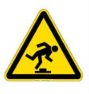 Осторожно! Малозаметное препятствие. Знак