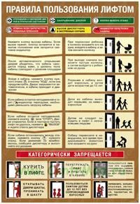 Правила пользования лифтом