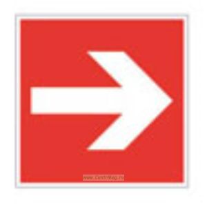 Направляющая стрелка. Знак