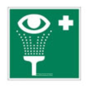 Пункт обработки глаз. Знак