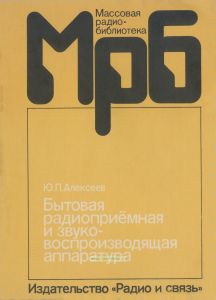 Бытовая радиоприемная и звуковоспроизводящая аппаратура (Модели 1985, 1986 гг.)