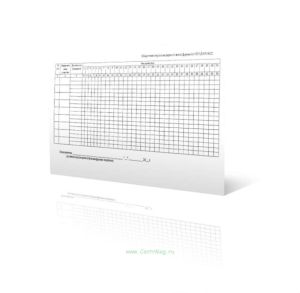 Вкладной лист к Табелю учета использования рабочего времени и расчета заработной платы по форме 0504421