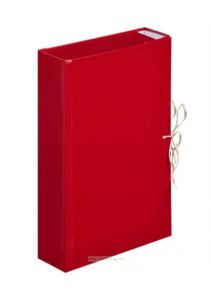 Папка архивная А4 Attache, бумвинил, ширина 8 см, 4 завязки, до 600 стр