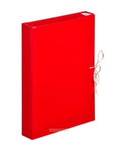 Папка архивная А4 Attache, бумвинил, ширина 5 см, 4 завязки, до 350 стр