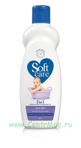 Шампунь+гель для тела детский без слез с экстрактом ромашки, 1 л