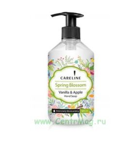 Careline Жидкое крем-мыло Весенние цветы яблоко-ваниль, 500 мл