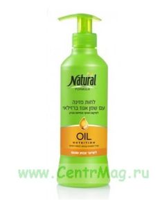 Natural Formula Питательный увлажняющий крем с миндалем, для окрашенных волос, 400 мл