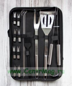 Набор для барбекю в чехле