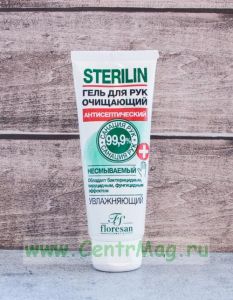 Гель для рук очищающий, антибактериальный STERILIN