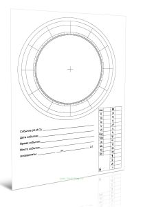 Бланк расчёта гороскопа. Вариант 1